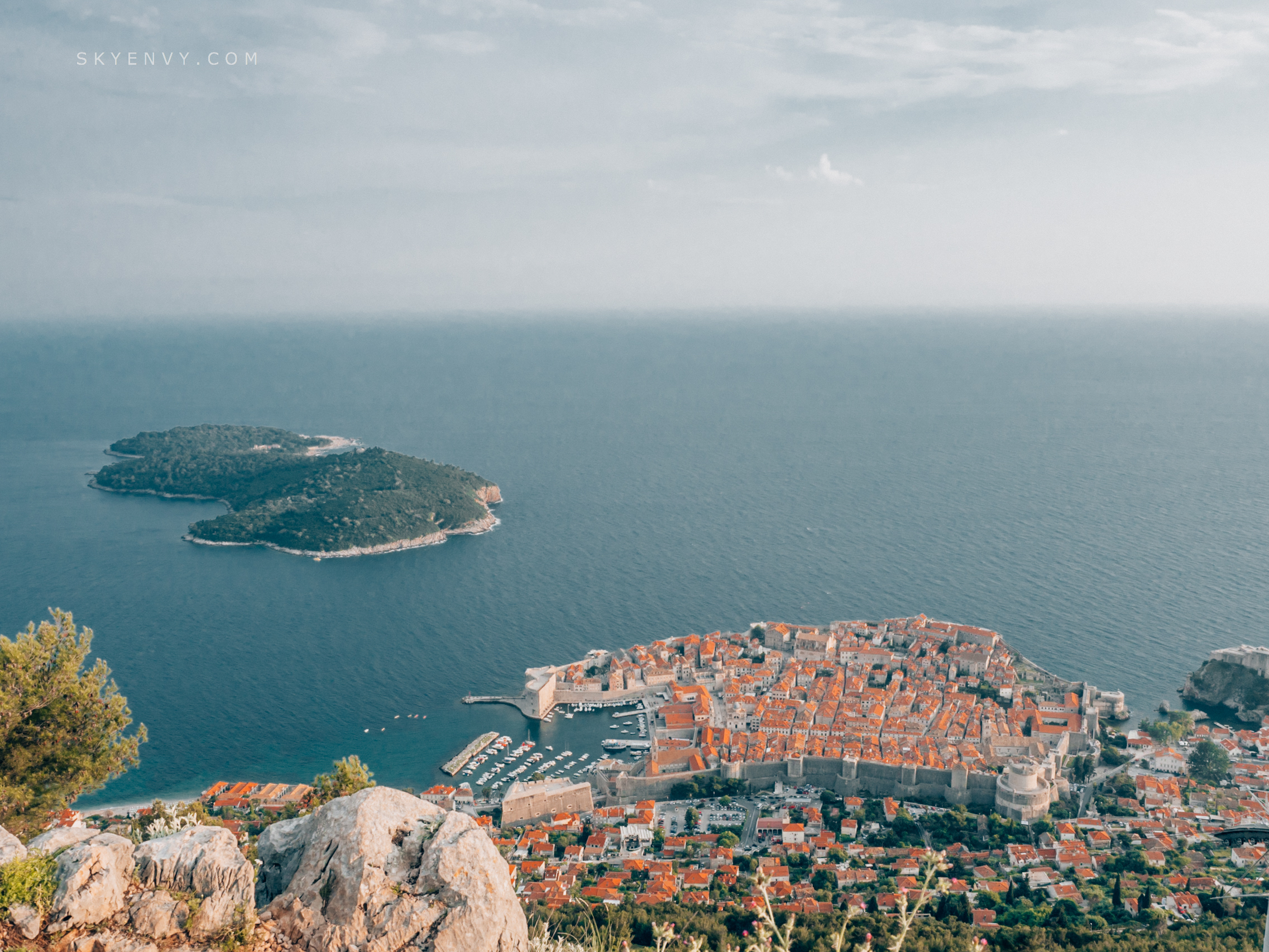 Dubrovnik; Croatia; King's Landing; Mount Srd; Game of Thrones; Cable Car; GOT; Orange rooftops; Terracotta Roofs; Adriatic Coast; Balkans; Lokrum Island
