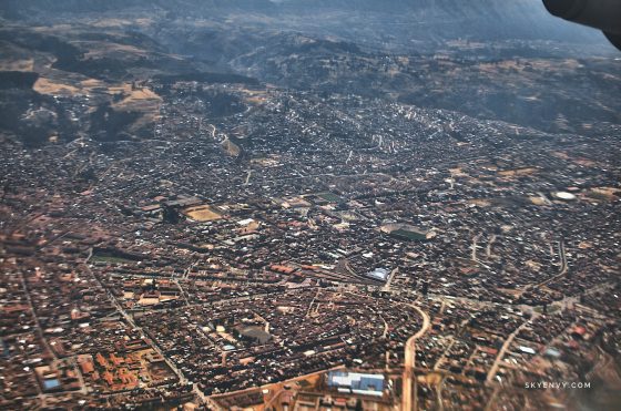 Cusco plane view