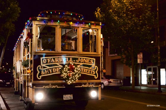Christmas San Francisco Trolley
